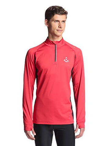 Mens Thermal Exercise Shirt With Brushed Interior